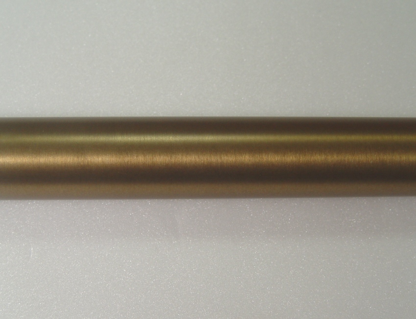 Warm Gold Metal Curtain Rod - coating_curtain_rod_in_warm_gold